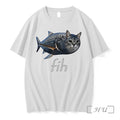 Officials Fish X Cat Fih Funny Premium T Shirts Sweater Hoodie Jpg