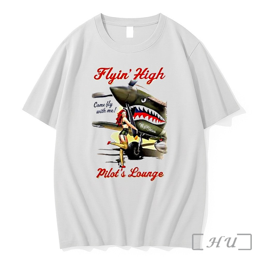 Officials Flyin High Come Fly With Me Mo Behavin Pilots Lounge Premium T Shirts Sweater