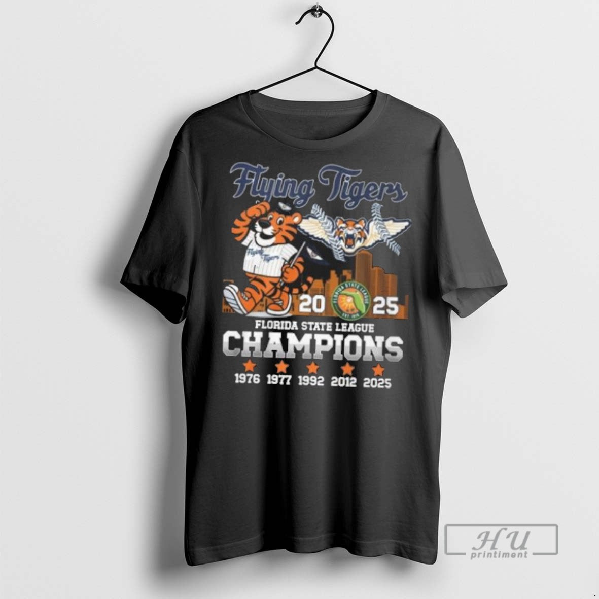 Officials Flying Tigers Mascot 2025 Florida State League Champions T Shirt