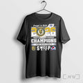 Officials Forged In Gold 2026 Western Conference Champions Vegas Golden Knights Sweep Premium T Shirts