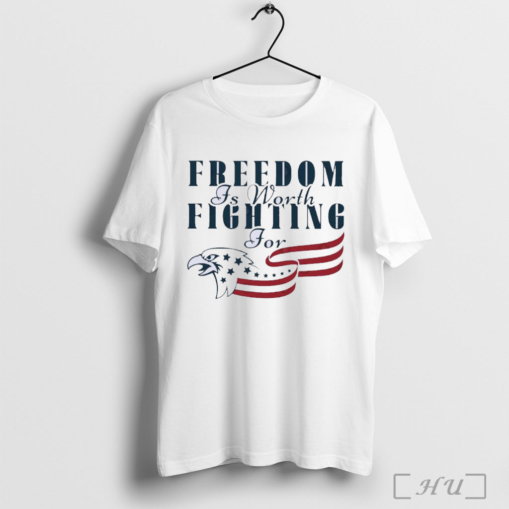 Officials Freedom Is Worth Fighting For Charlie Kirk Patriot T Shirt