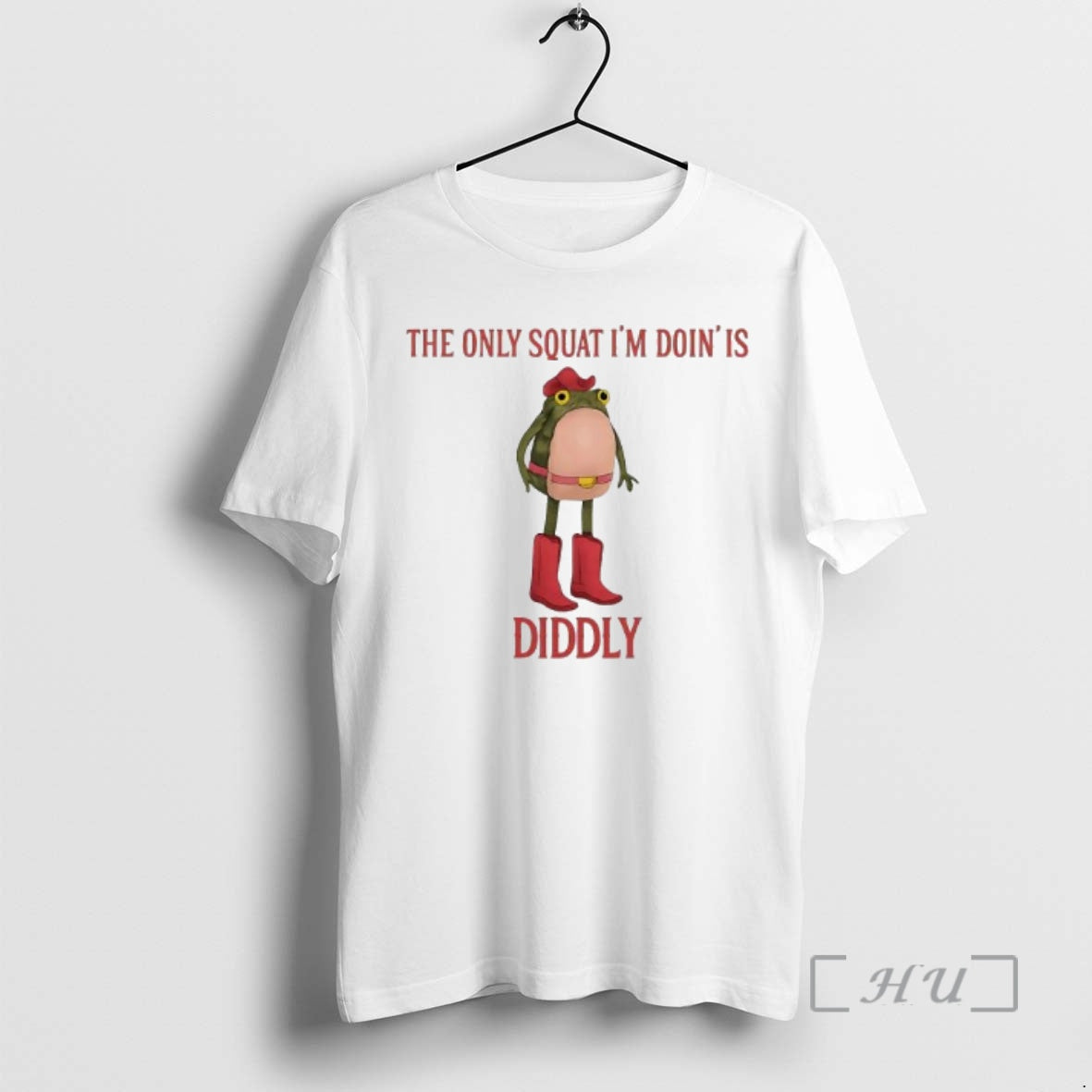 Officials Frog The Only Squat Im Doinis Diddly T-Shirts, Hoodie, Sweatshirt | PureTeeCo.com