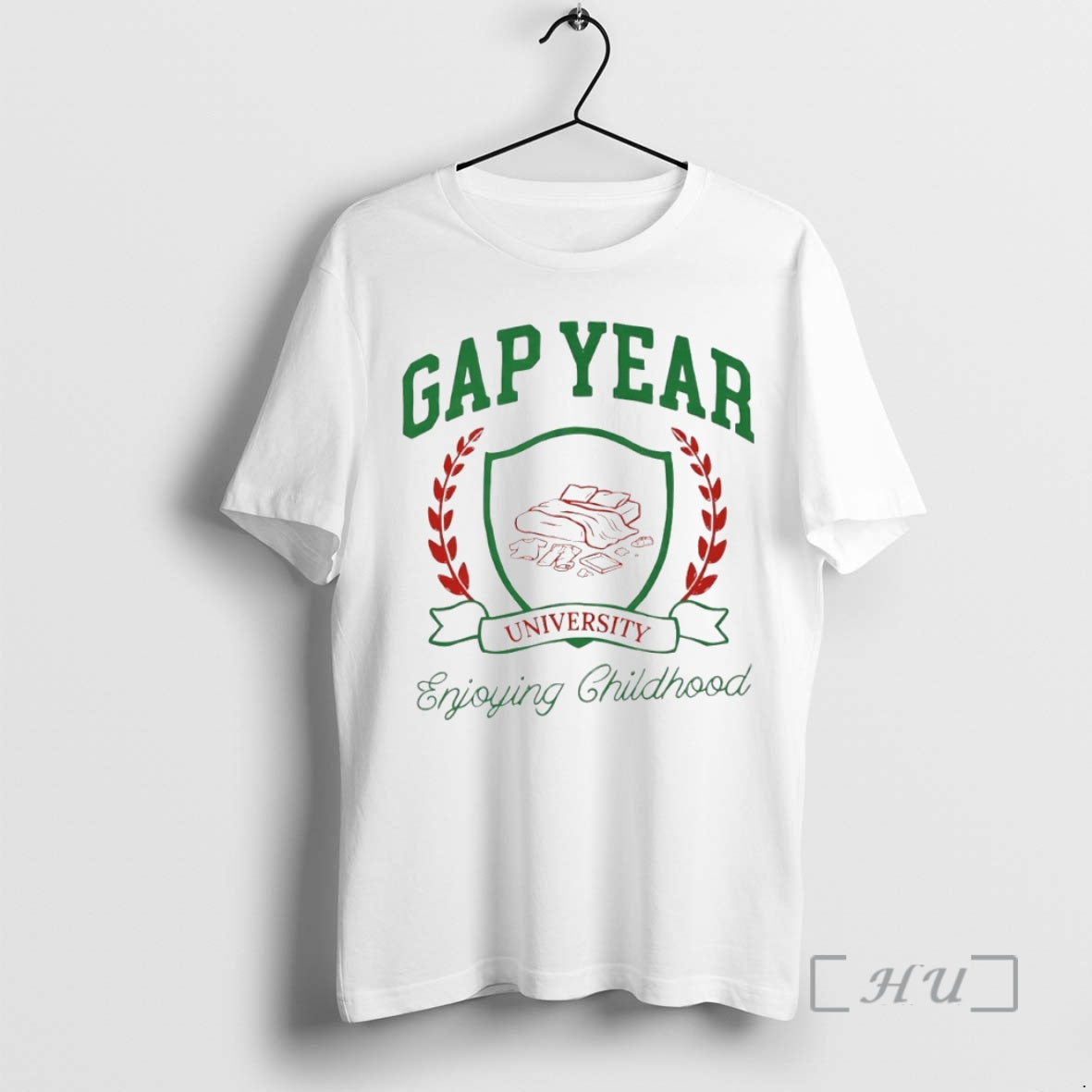 Officials Gap Year Enjoying Childhood University Logo Circle T-Shirts, Hoodie, Sweatshirt | PureTeeCo.com