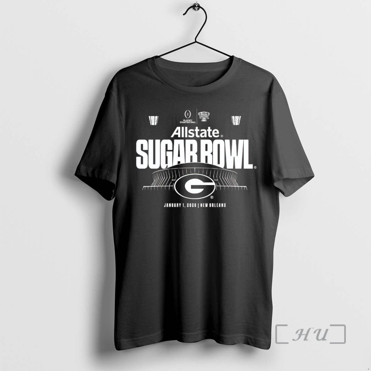 Officials Georgia Bulldogs 2026 Allstate Sugar Bowl Chriast T-Shirts, Hoodie, Sweatshirt | PureTeeCo.com