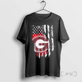 Officials Georgia Bulldogs Football X American Flag T-Shirts, Hoodie, Sweatshirt | PureTeeCo.com