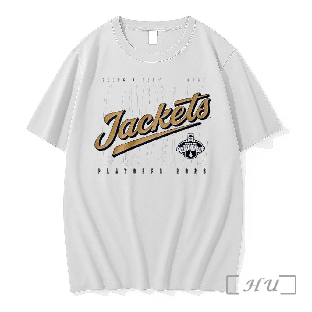 Officials Georgia Tech Jackets 2026 Ncaa Di Baseball Championship Playoff Collegiate Premium T Shirts Sweater