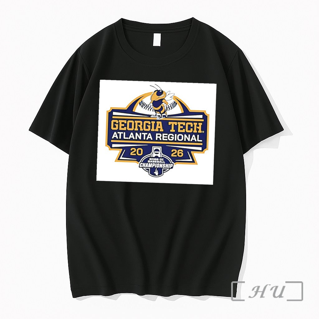 Officials Georgia Tech Yellow Jackets Baseball Atlanta Regional 2026 Tee