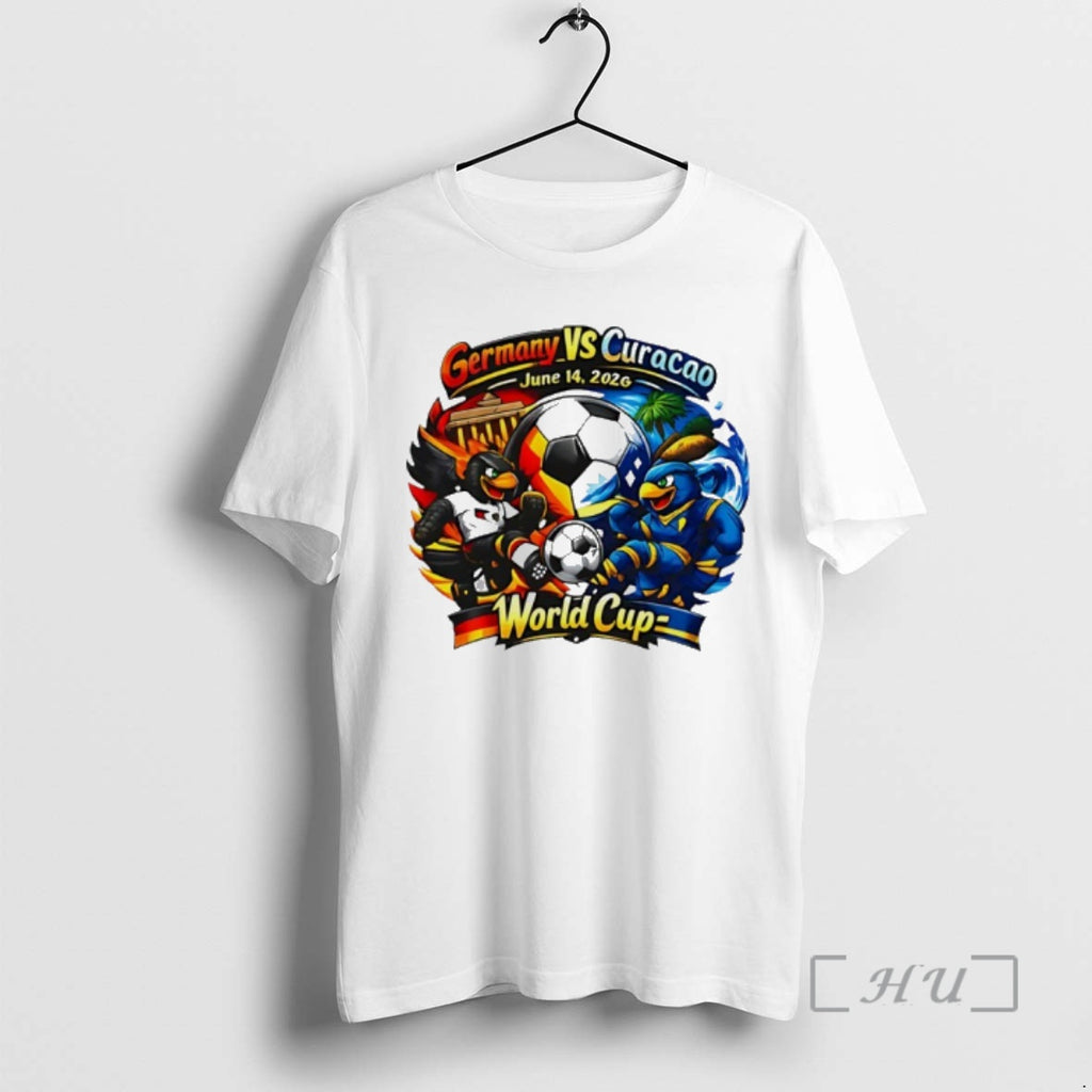 Officials Germany Vs Curacao 2026 World Cup Mascot T-Shirts, Hoodie, Sweatshirt | PureTeeCo.com