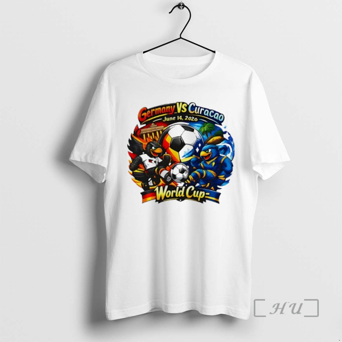 Officials Germany Vs Curacao 2026 World Cup Mascot T-Shirts, Hoodie, Sweatshirt | PureTeeCo.com