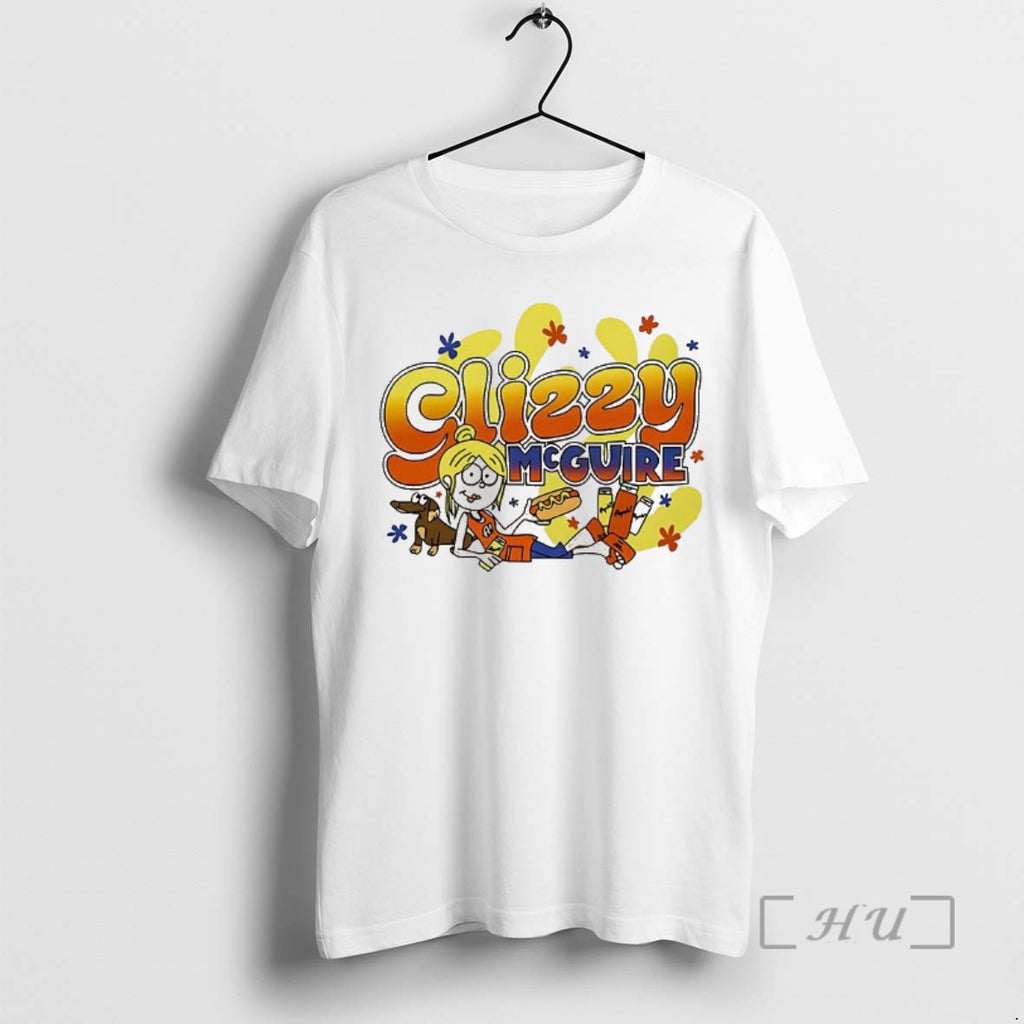 Officials Glizzy Mcguire Lizzie And Hot Dog Cartoon T-Shirts, Hoodie, Sweatshirt | PureTeeCo.com