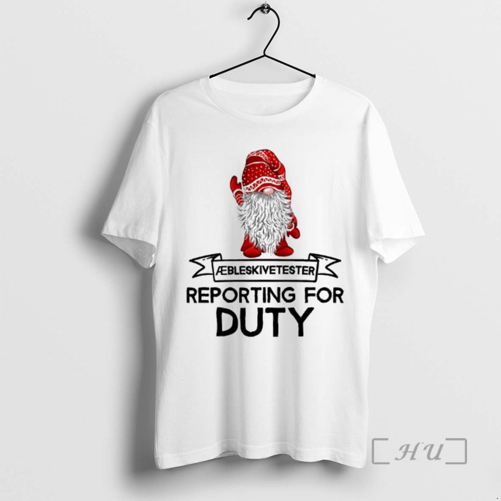 Officials Gnome Aebleskiver Tester Reporting For Duty Premium T Shirts Sweater Hoodie 2 Sweatshirt | PureTeeCo.com