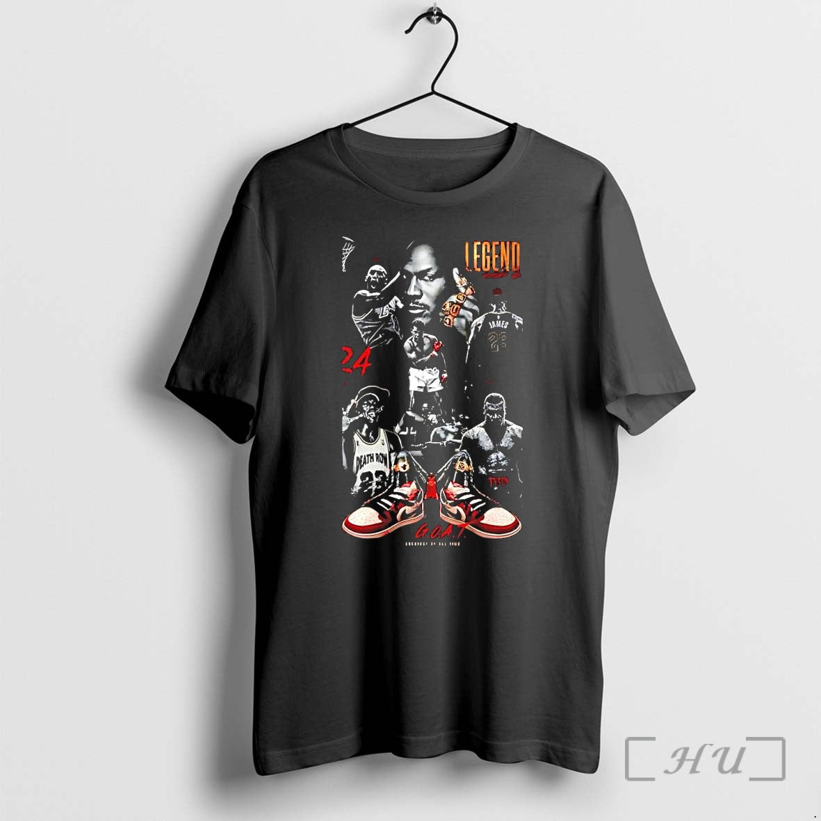 Officials Goat Legends Michael Jordan Lebron James Muhammad Ali Mike Tyson Premium T Shirts Sweater