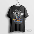 Officials God First Family Second Then West Virginia Mountaineers Football Mascot 2025 T Shirt