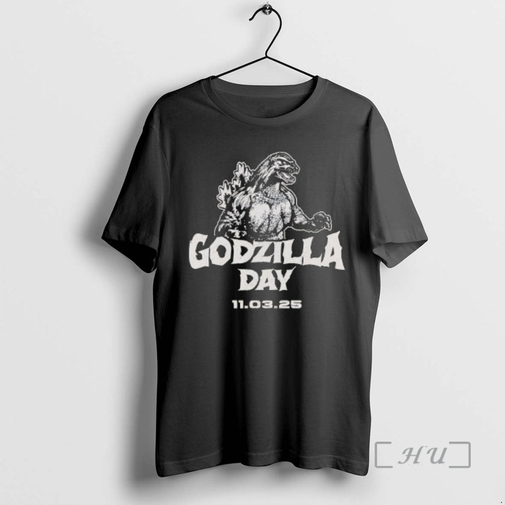 Officials Godzilla Day 2025 11 03 T-Shirts, Hoodie, Sweatshirt | PureTeeCo.com