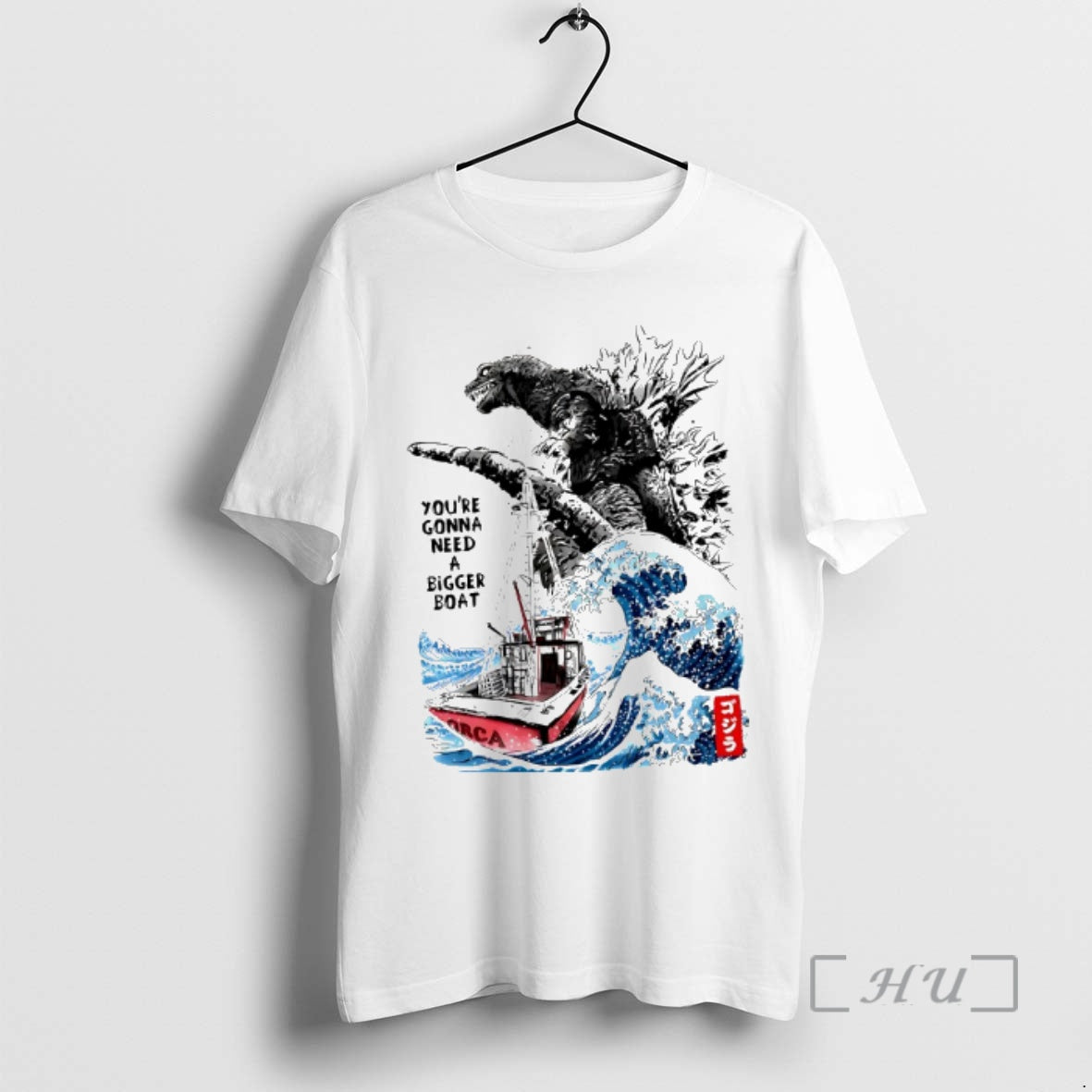 Officials Godzilla Youre Gonna Need A Bigger Boat T-Shirts, Hoodie, Sweatshirt | PureTeeCo.com