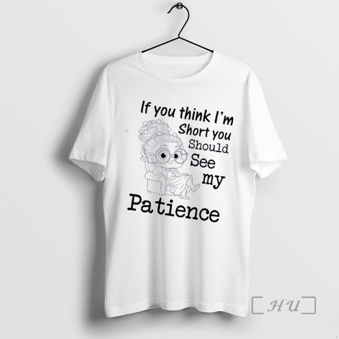 Officials Grandma If You Think Im Short You Should See My Patience Premium T Shirts Hoodie, Sweatshirt | PureTeeCo.com