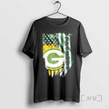 Officials Green Bay Packers Football X American Flag T-Shirts, Hoodie, Sweatshirt | PureTeeCo.com