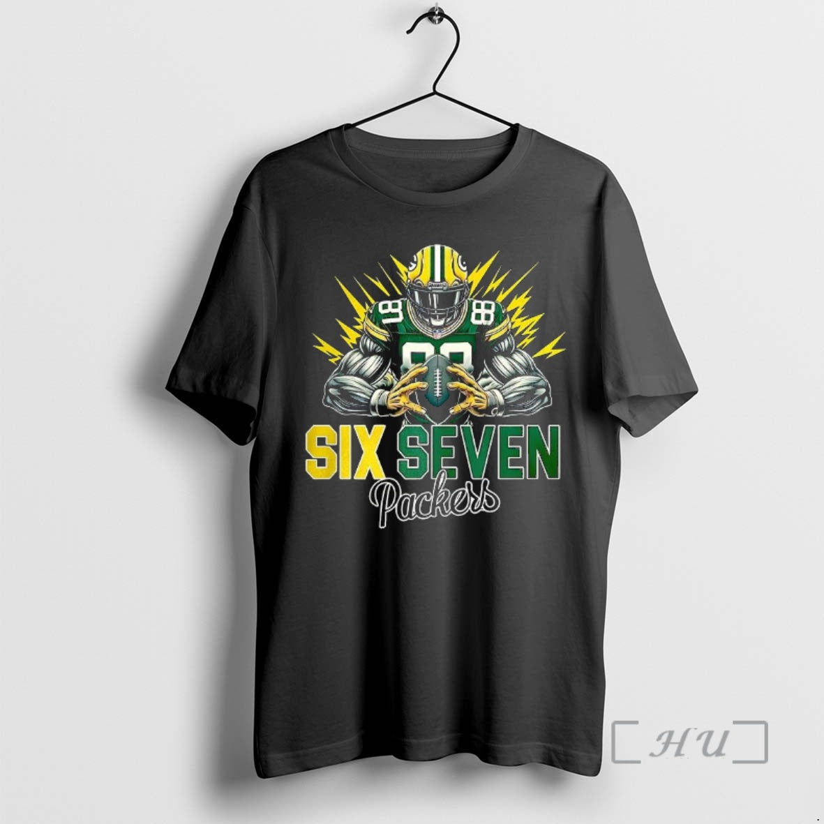 Officials Green Bay Packers Football Six Seven Graphic T-Shirts, Hoodie, Sweatshirt | PureTeeCo.com