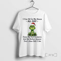 Officials Grinch I Can Sit In My House All Day Enjoy My Own Company Christmas T-Shirts, Hoodie, Sweatshirt | PureTeeCo.com