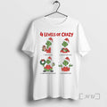 Officials Grinch Xmas Four Escalating Levels Of Crazy T-Shirts, Hoodie, Sweatshirt | PureTeeCo.com