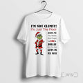 Officials Grinch Im Not Clumsy Its Just The Floor Hates Me Premium T Shirts Sweater Hoodie, Sweatshirt | PureTeeCo.com