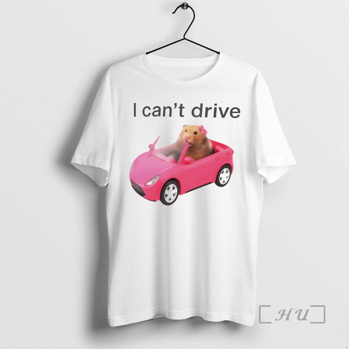 Officials Hamster Driving Pink Car I Cant Drive T-Shirts, Hoodie, Sweatshirt | PureTeeCo.com