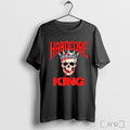 Officials Hardcore King Bloody Skull With Crown Gothic T Shirt