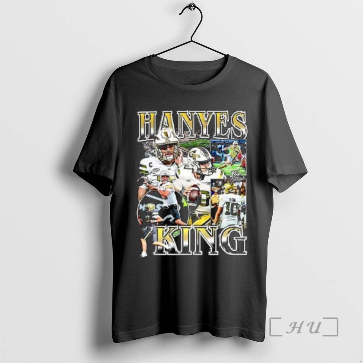 Officials Haynes King Georgia Tech Yellow Jackets Graphic Circle Black T-Shirts, Hoodie, Sweatshirt | PureTeeCo.com