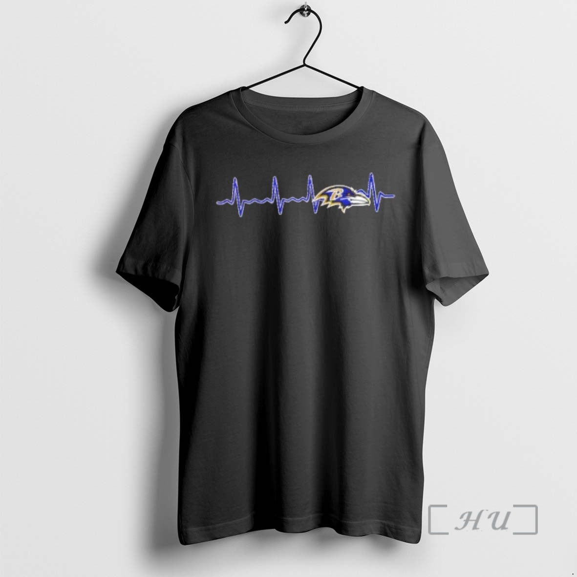 Officials Heartbeat Baltimore Ravens Football Logo Graphic T-Shirts, Hoodie, Sweatshirt | PureTeeCo.com