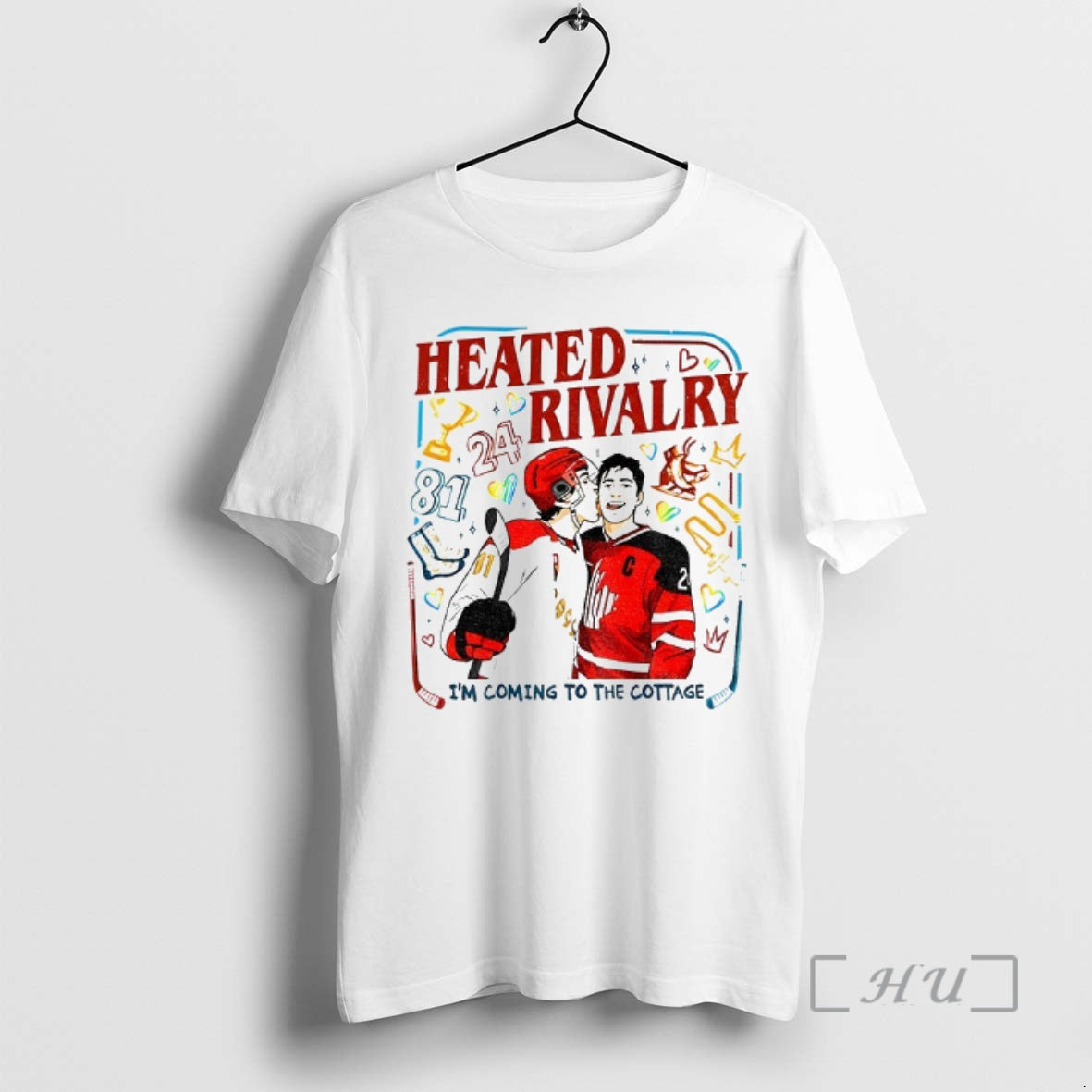 Officials Heated Rivalry Im Coming To The Cottage 81 24 T-Shirts, Hoodie, Sweatshirt | PureTeeCo.com