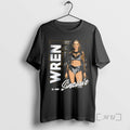 Officials Heather Black Wren Sinclair Vertical Name Retro T-Shirts, Hoodie, Sweatshirt | PureTeeCo.com