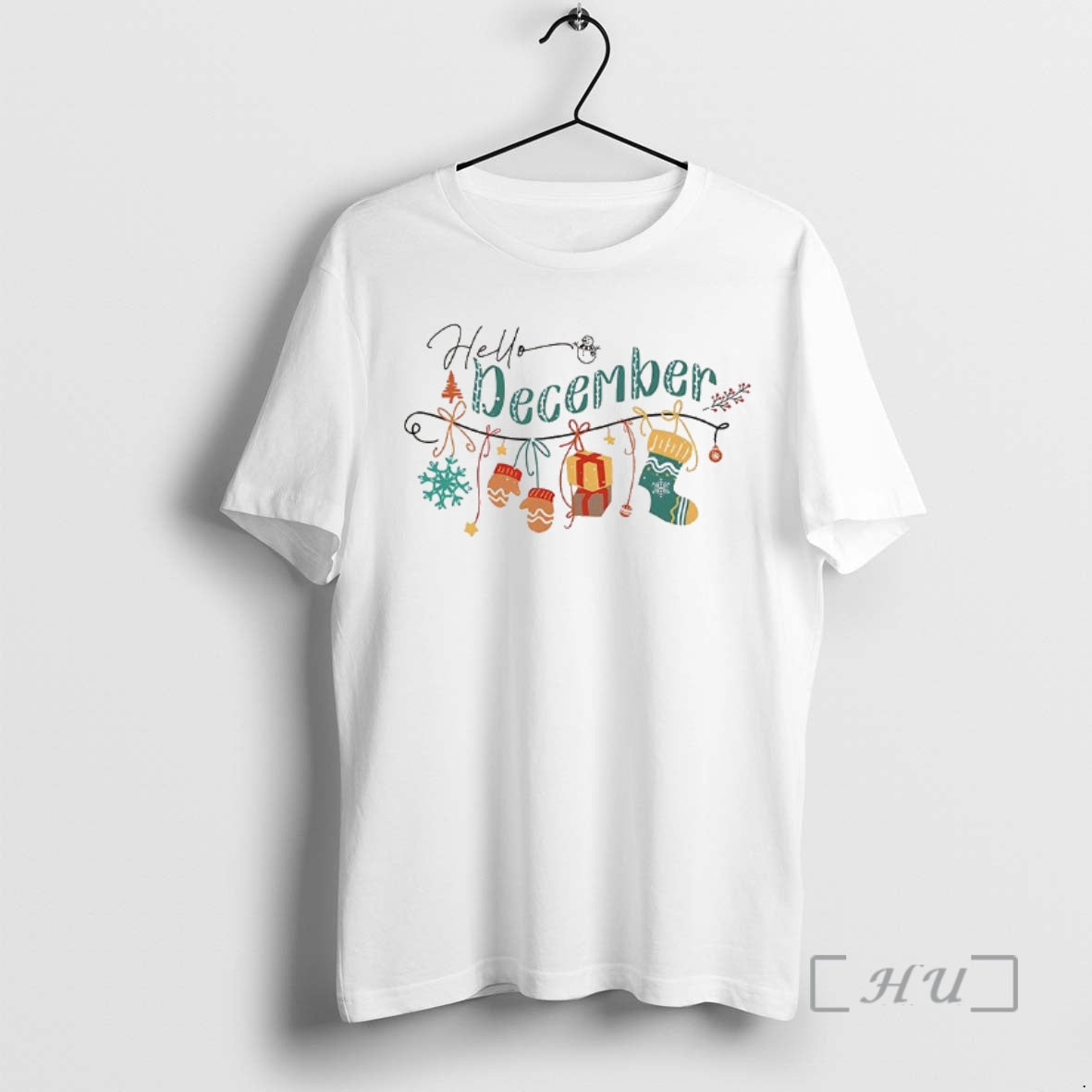 Officials Hello December Christmas T-Shirts, Hoodie, Sweatshirt | PureTeeCo.com