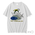 Officials Heron And Frog Dont Ever Give Up Premium T Shirts Sweater Hoodie Jpg