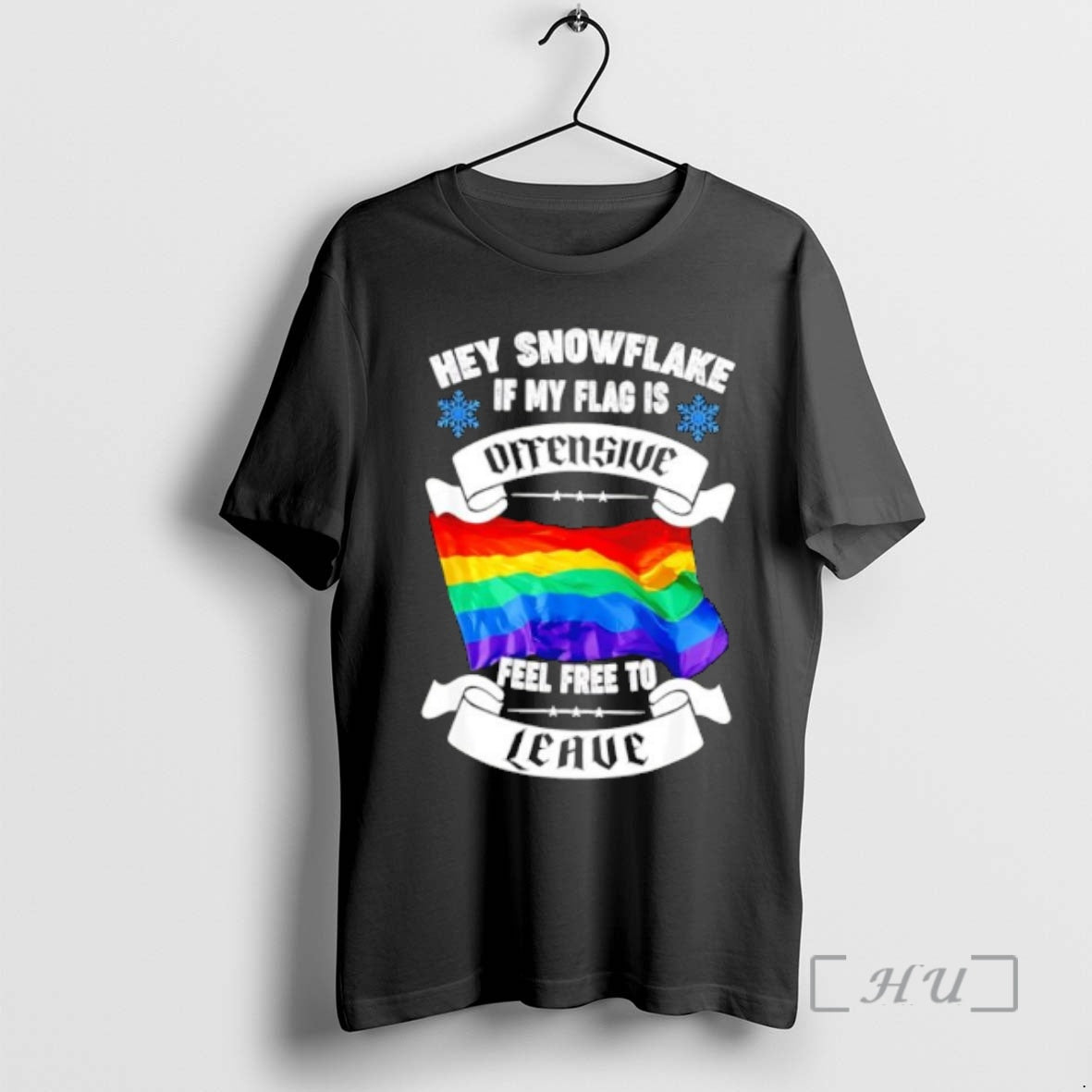 Officials Hey Snowflake If My Flag Is Offensive Feel Free To Leave Premium T Shirts Hoodie, Sweatshirt | PureTeeCo.com