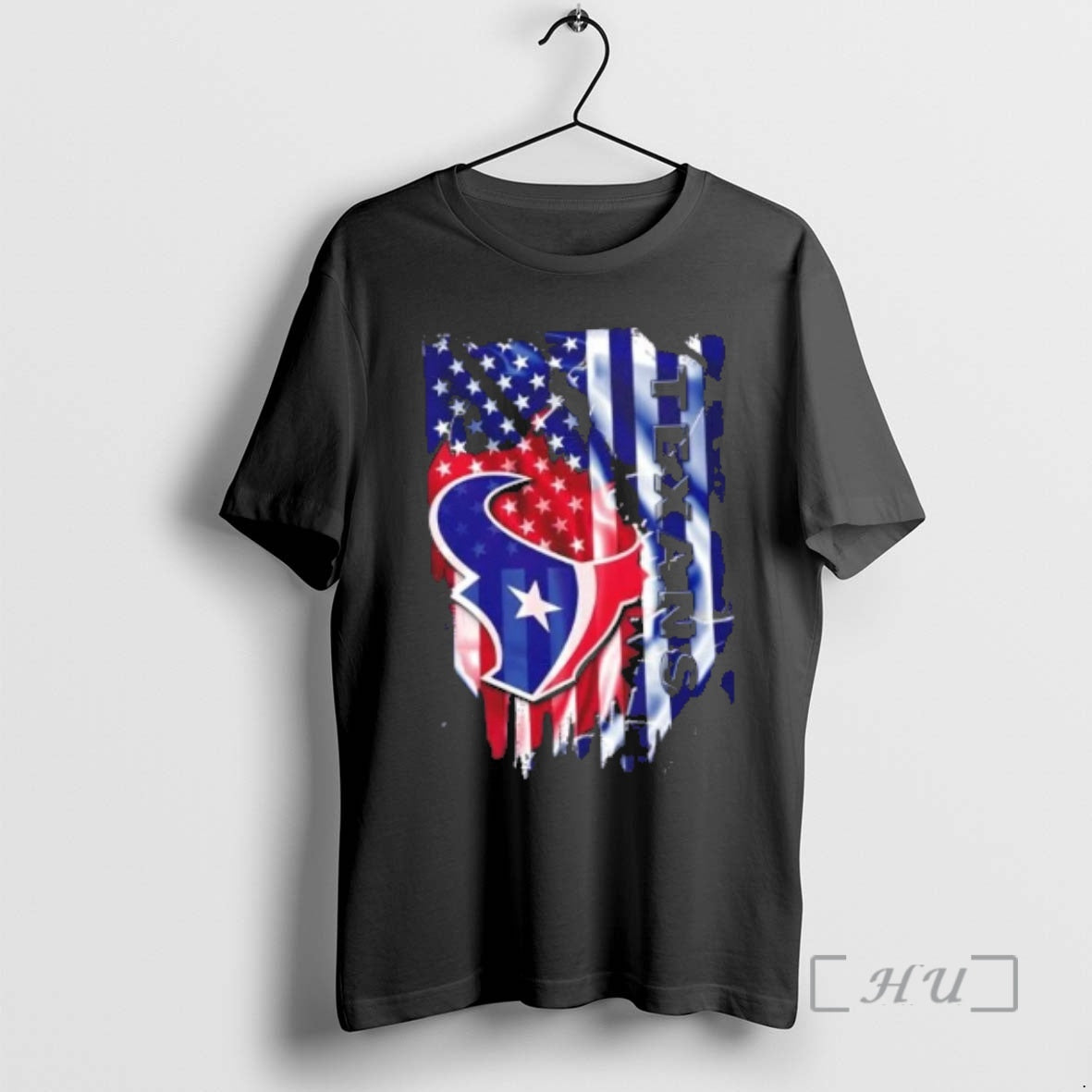 Officials Houston Texans Football X American Flag