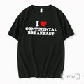 Officials I Heart Love Continental Breakfast Black Black