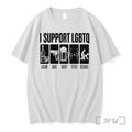 Officials I Support Lgbtq Liquor Guns Beers Tittles Quickies Pride Month 2026 Premium T Shirts