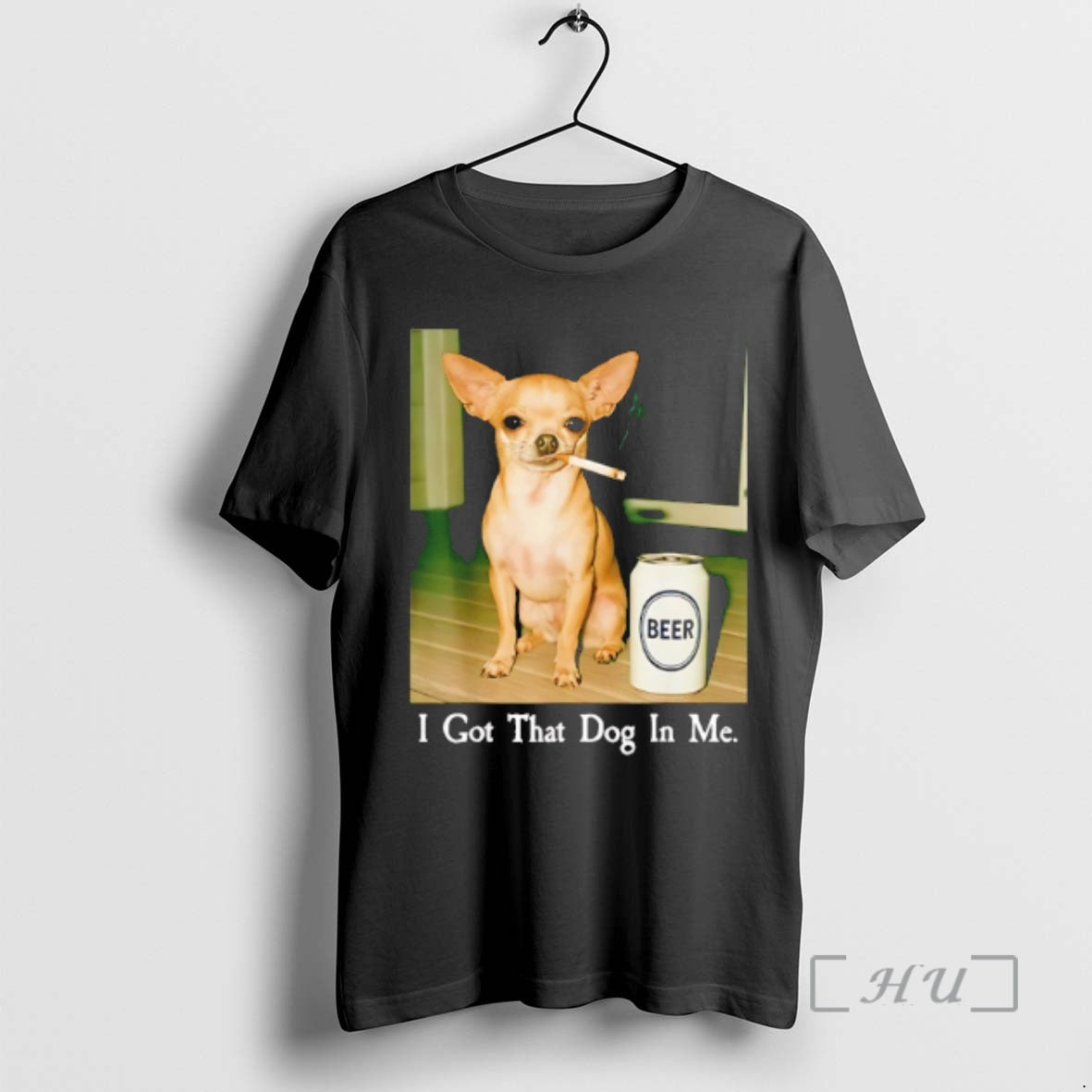 Officials I Got That Dog In Me Chihuahua Smoking Beer Meme Premium T Shirts Sweater Hoodie, Sweatshirt | PureTeeCo.com