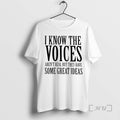 Officials I Know The Voices Arent Real But They Have Some Great Ideas Premium T-Shirts, Hoodie, Sweatshirt | PureTeeCo.com