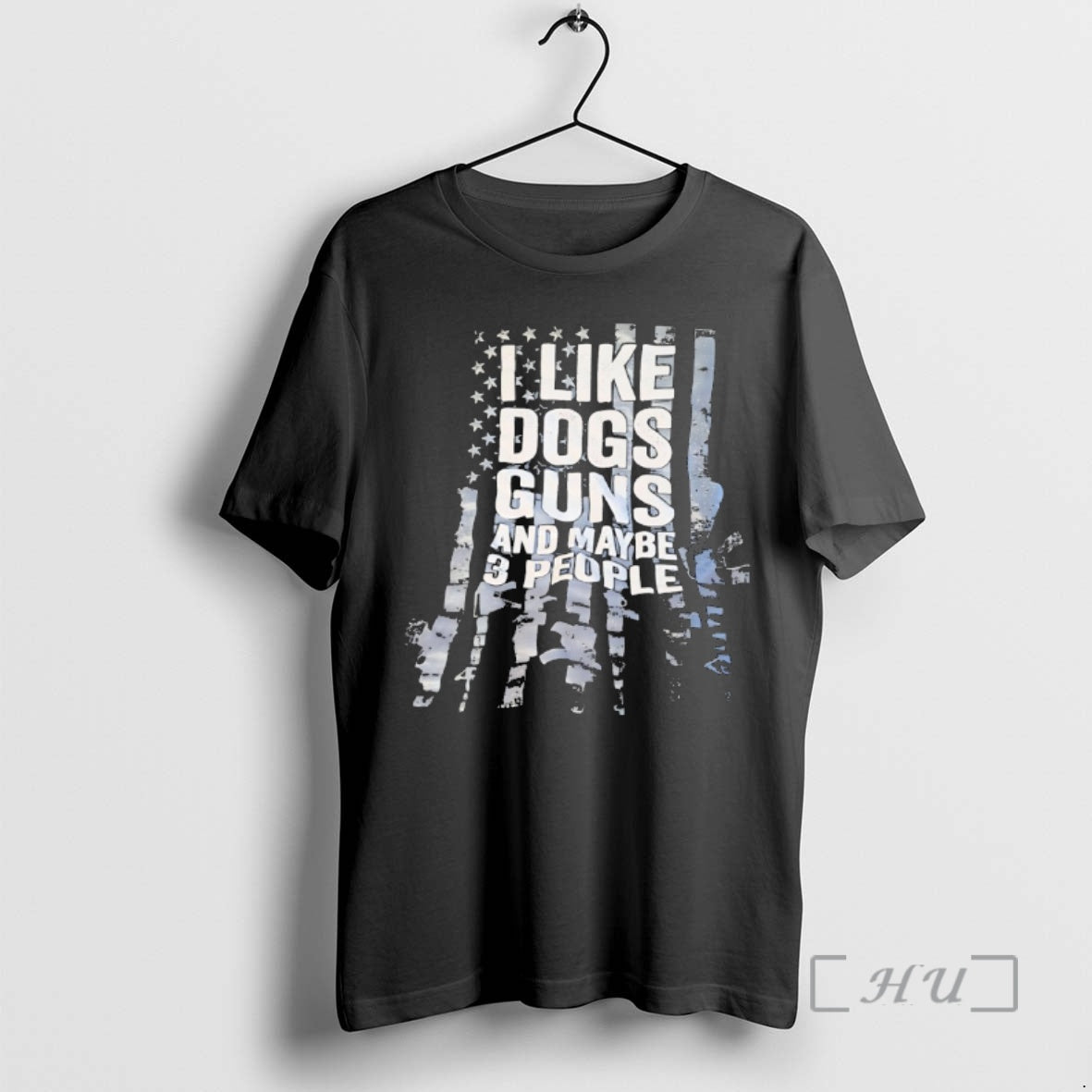Officials I Like Dogs Guns And Maybe 3 People Usa Flag Premium T Shirts Sweater Hoodie, Sweatshirt | PureTeeCo.com