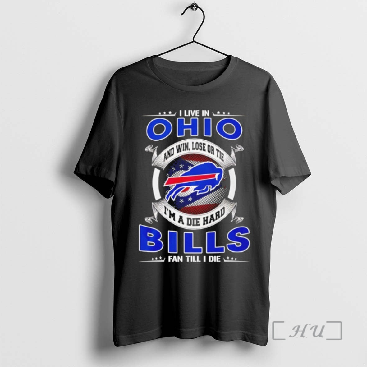 Officials I Live In Ohio And Win Lose Or Tie Im A Die Hard Bills T-Shirts, Hoodie, Sweatshirt | PureTeeCo.com