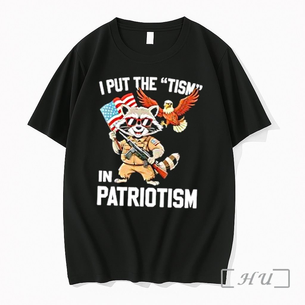 Officials I Put The Tism In Patriotism Raccoon