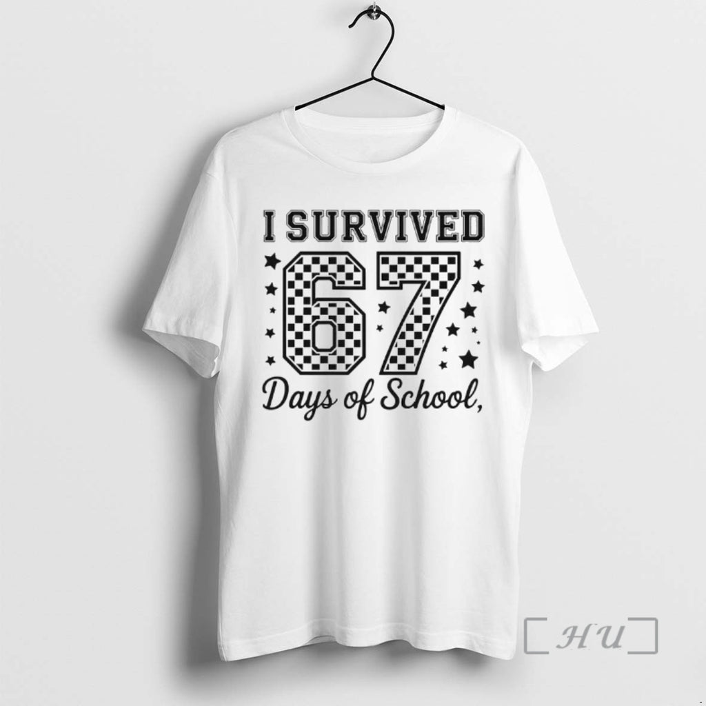 Officials I Survived 67th Day Of School Ornaments T-Shirts, Hoodie, Sweatshirt | PureTeeCo.com