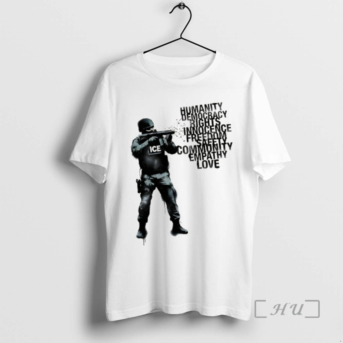 Officials Ice Political Humanity Democracy Rights Innocence Freedom Safety T-Shirts, Hoodie, Sweatshirt | PureTeeCo.com