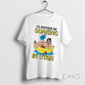 Officials Id Rather Be Soaking In Utah Cartoon T-Shirts, Hoodie, Sweatshirt | PureTeeCo.com