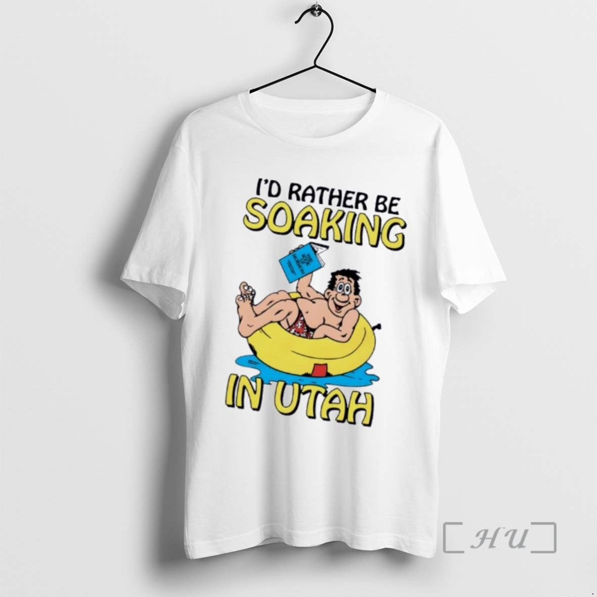 Officials Id Rather Be Soaking In Utah Cartoon T-Shirts, Hoodie, Sweatshirt | PureTeeCo.com