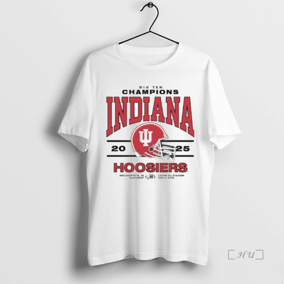 Officials Indiana 2025 Big Ten Champs Ringer Graphic T-Shirts, Hoodie, Sweatshirt | PureTeeCo.com