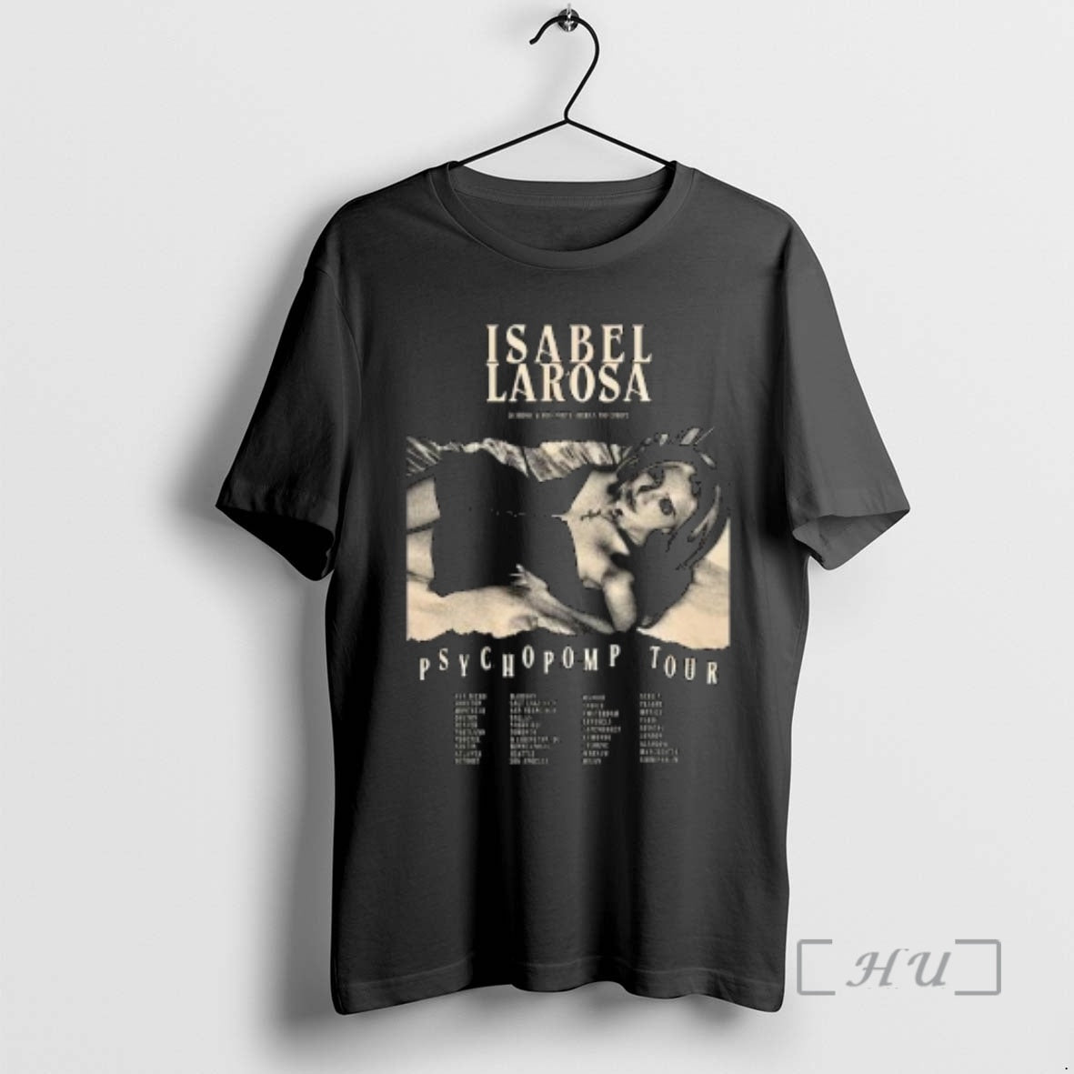 Officials Isabel Larosa Psychopomp Live Tour 2026 Circle Black T-Shirts, Hoodie, Sweatshirt | PureTeeCo.com
