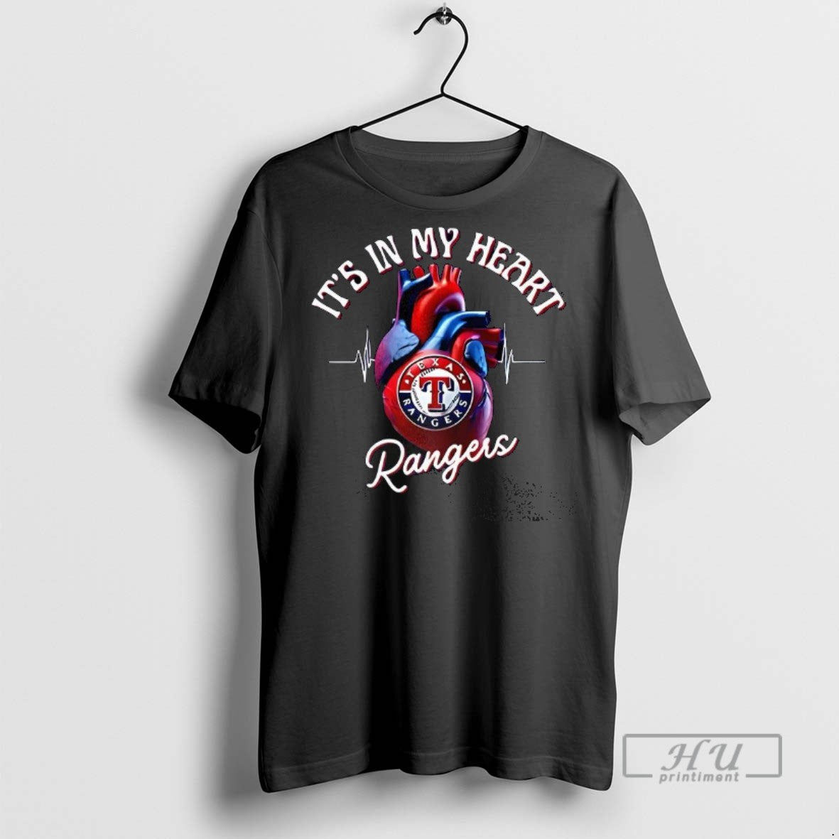 Officials Its In My Heart Texas Rangers Baseball Lovers T Shirt
