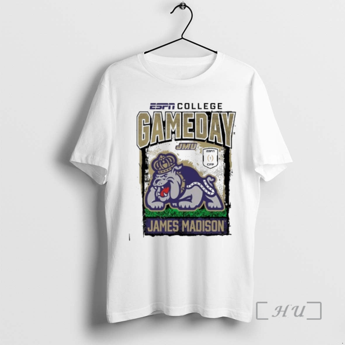 Officials Jmu Dukes Cfp Gameday 1st Round Mascot James Madison T-Shirts, Hoodie, Sweatshirt | PureTeeCo.com